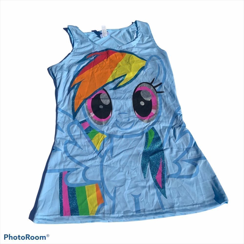 New Blue My Little Pony Tunic Tank Top